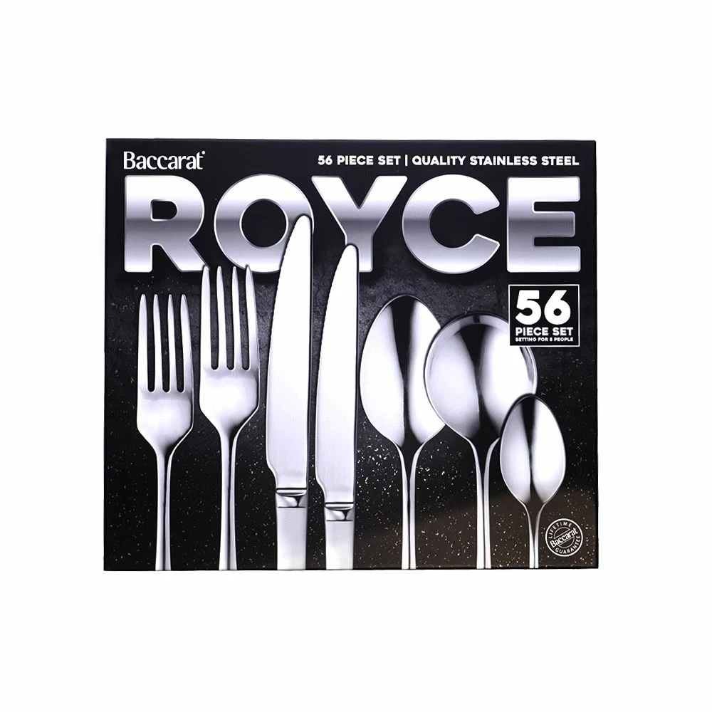 Baccarat Royce 56 Piece Stainless Steel Cutlery Set 7 Baccarat Royce 56 Piece Stainless Steel Cutlery Set - Image 5