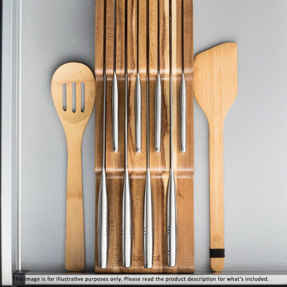 Baccarat Universal Acacia Draw Knife Organiser 6 Baccarat Universal Acacia Draw Knife Organiser - Image 4