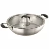 Baccarat Copper Bond Wok With Lid 32cm
