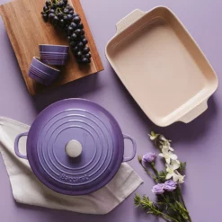 Baccarat Le Connoisseur Cast Iron Round French Oven 29cm 6.3L Purple -Deals Baccarat Store pcp 1036147 4 1