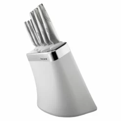 Baccarat ID3 7 Piece Kobe Knife Block White