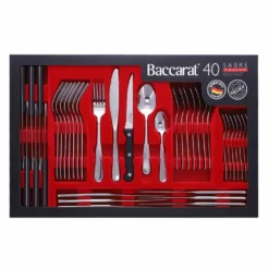 Baccarat Sabre Fussen 40 Piece German Stainless Steel Cutlery Set 9 Baccarat Sabre Fussen 40 Piece German Stainless Steel Cutlery Set -Deals Baccarat Store pcp 1036397 2