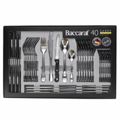 Baccarat Sabre Mainz 40 Piece Stainless Steel Cutlery Set -Deals Baccarat Store pcp 1036398 2