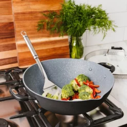 Baccarat Never Eva Stick Wok With Lid 32cm -Deals Baccarat Store pcp 1037368 2