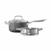 Baccarat Ultimo Non Stick Saucepan With Steamer 20cm -Deals Baccarat Store pcp 1038472 1