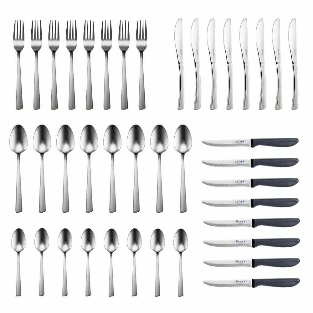 Baccarat Daisho Mori 40 Piece Cutlery Set 3 Baccarat Daisho Mori 40 Piece Cutlery Set