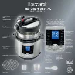 Baccarat The Smart Chef XL Multicooker 8L Silver -Deals Baccarat Store pcp 1039321 3