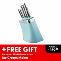 Baccarat ID3 Kobe 7 Piece Knife Block Set Blue