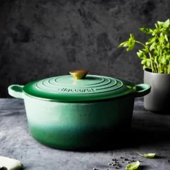 Baccarat Le Connoisseur Cast Iron Round French Oven 6.3L Moss 10 Baccarat Le Connoisseur Cast Iron Round French Oven 6.3L Moss -Deals Baccarat Store pcp 1040468 4