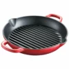 Baccarat Le Connoisseur Cast Iron Round Grill Pan 28cm Red -Deals Baccarat Store pcp 1040473