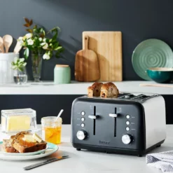 Baccarat The Toasty Slice 4 Slice Toaster Black 14 Baccarat The Toasty Slice 4 Slice Toaster Black -Deals Baccarat Store pcp 1040722 5