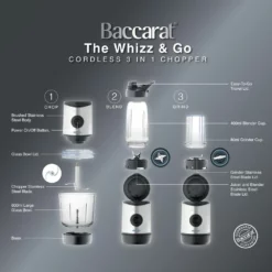 Baccarat The Whizz & Go 3 In 1 Cordless Chopper -Deals Baccarat Store pcp 1040744 15