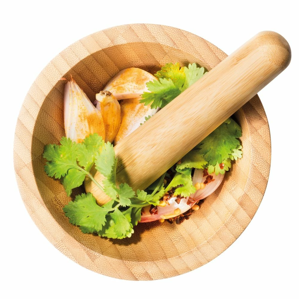 Baccarat Spice Market Bosco Bamboo Mortar & Pestle 4 Baccarat Spice Market Bosco Bamboo Mortar & Pestle - Image 2