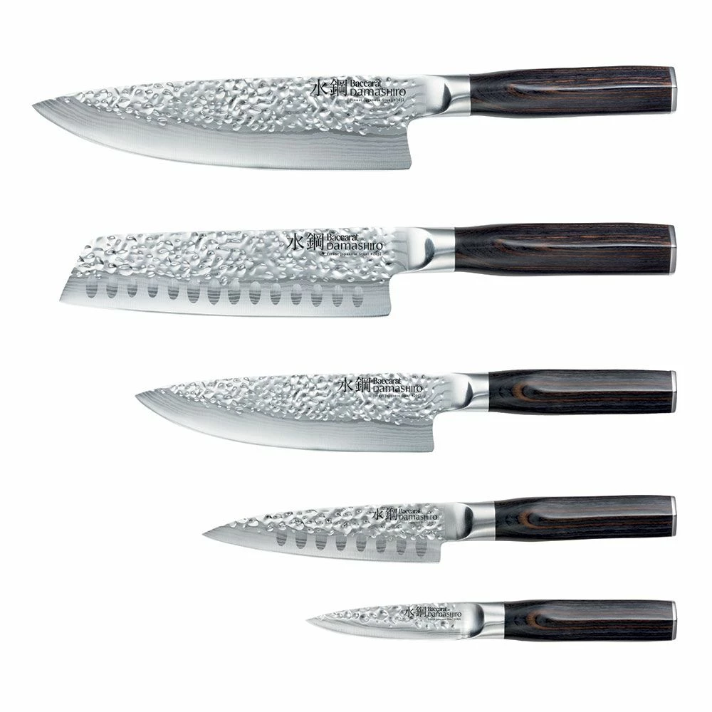 Baccarat Damashiro EMPEROR Hisa 6 Piece Knife Block 4 Baccarat Damashiro EMPEROR Hisa 6 Piece Knife Block - Image 2