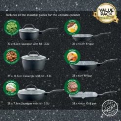 Baccarat STONEX2 6 Piece Non Stick Cookware Set 15 Baccarat STONEX2 6 Piece Non Stick Cookware Set -Deals Baccarat Store stonex2 6pc 1